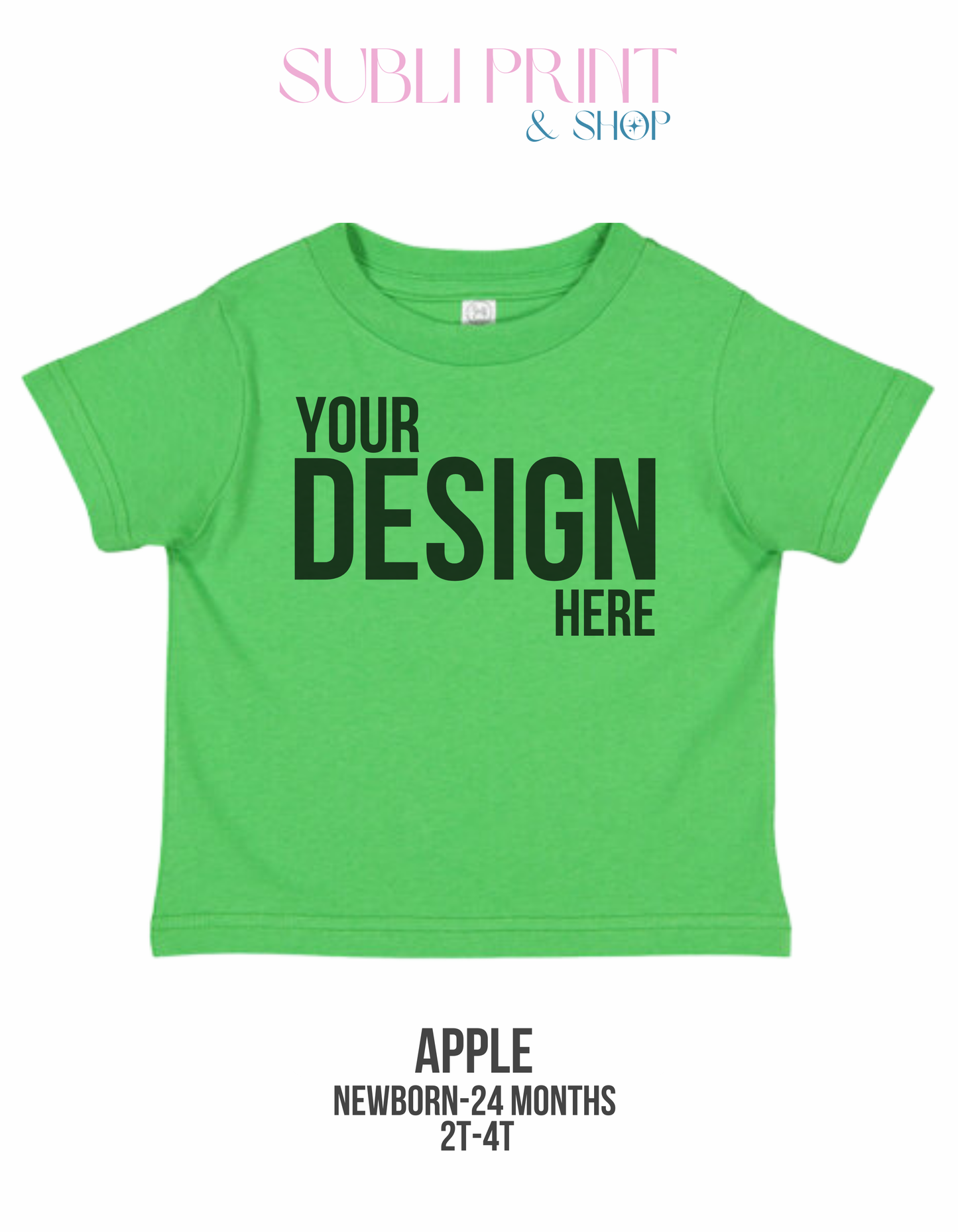 Custom Apparel Infant Jersey Shirt