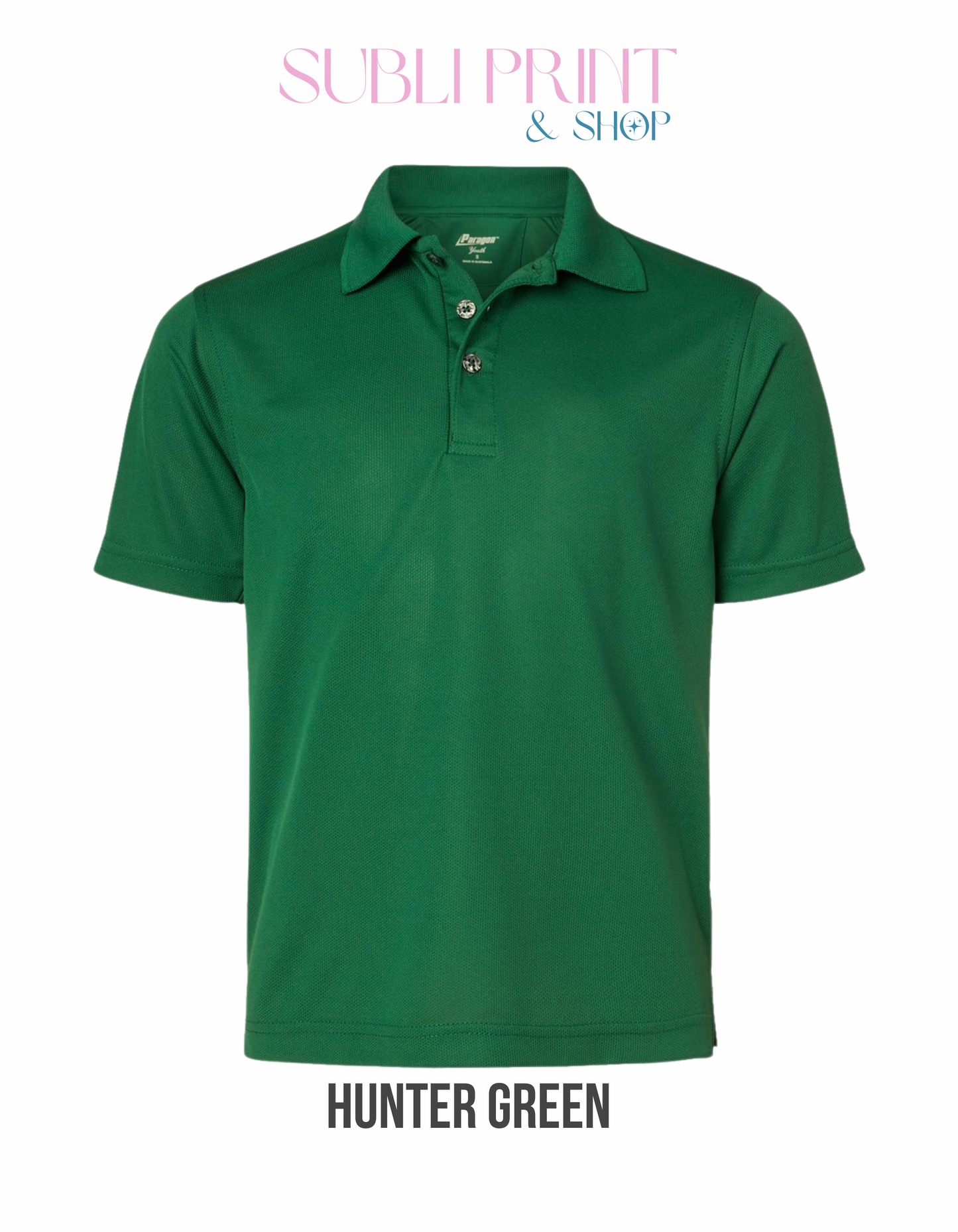 Custom Paragon Youth Performance Polo