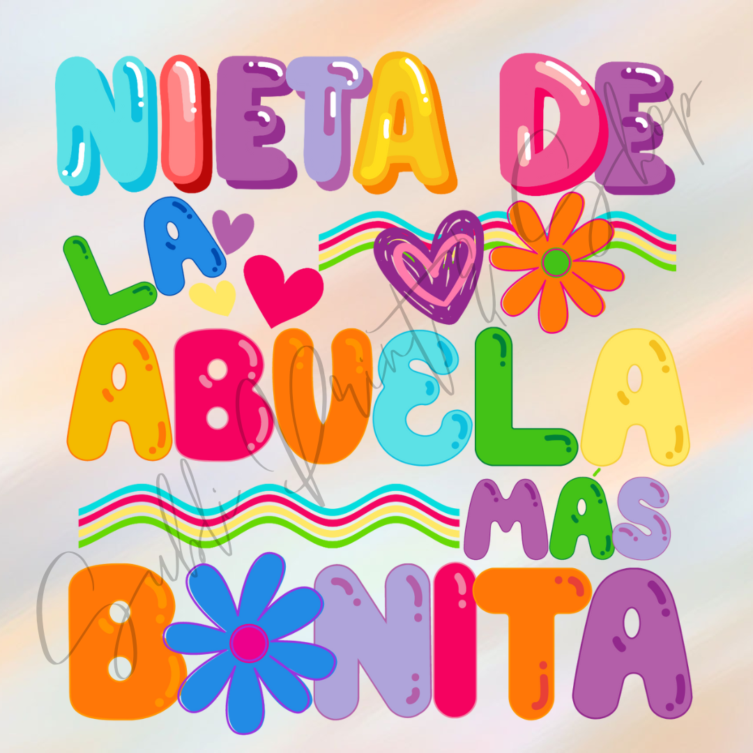 Nieta de la Abuela Más Bonita (Archivo PNG)