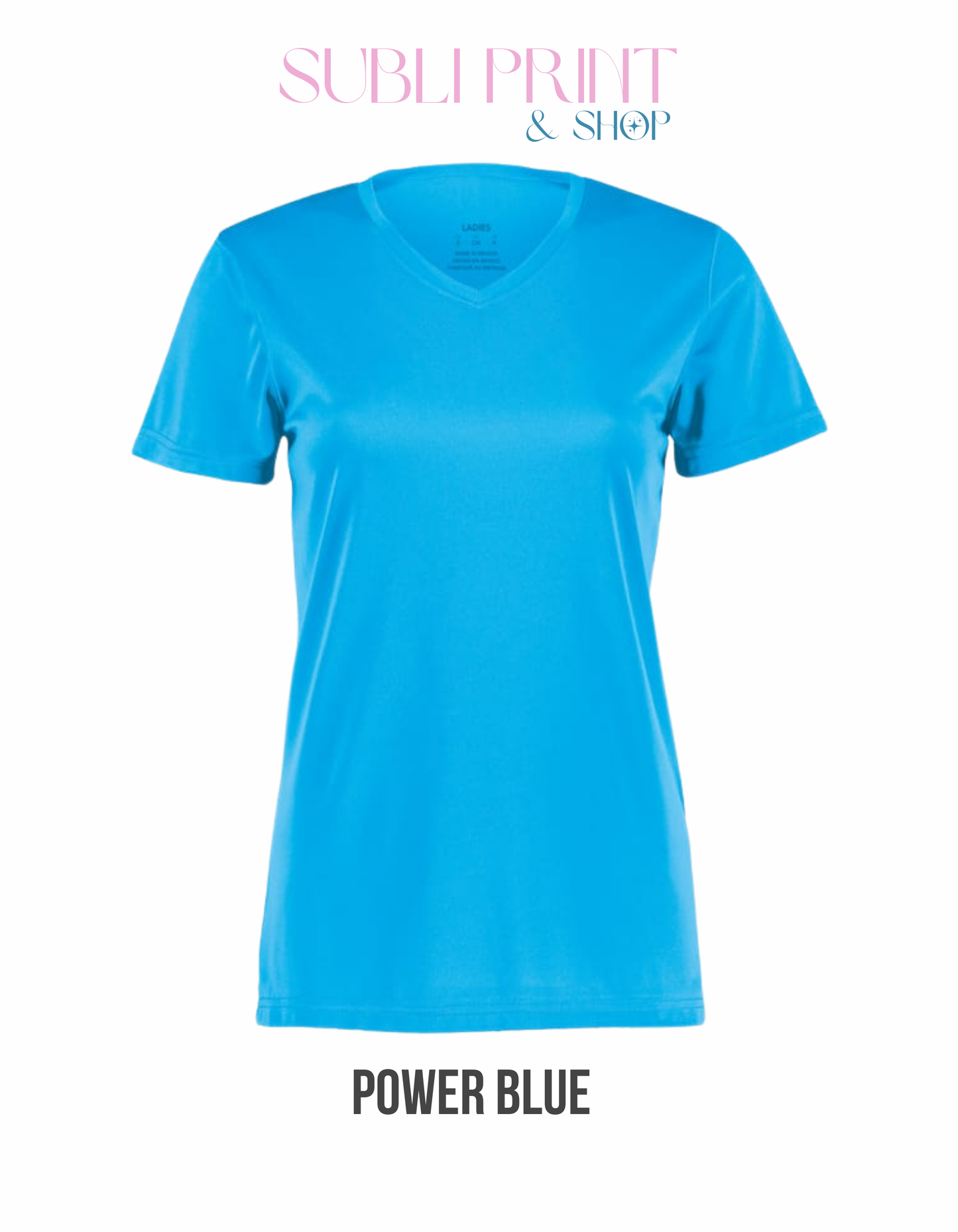 Augusta Sportswear Ladies Polyester V-Neck Shirt (A1790)