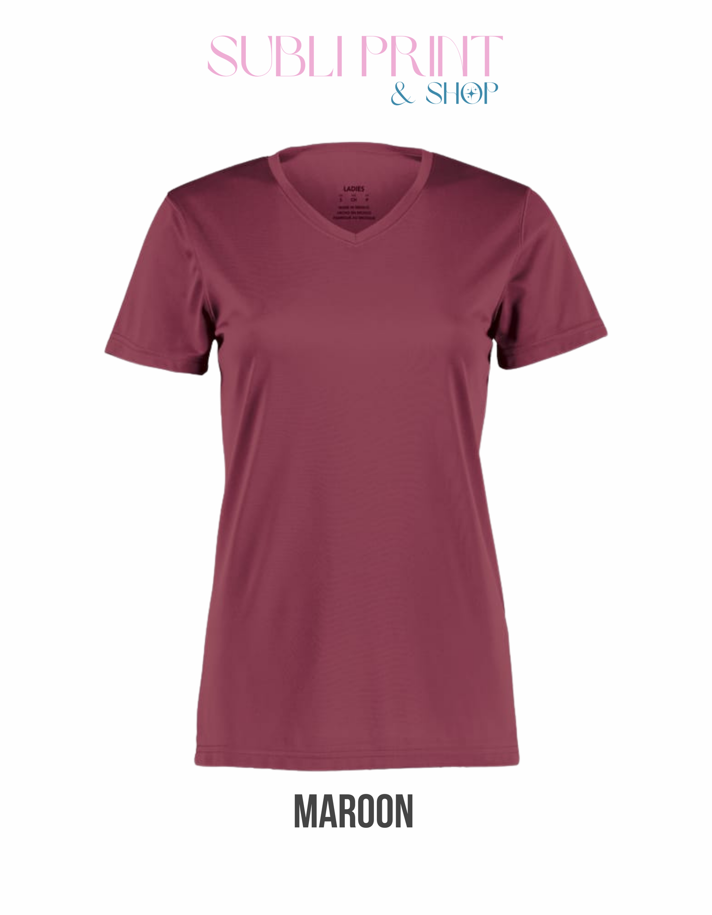 Augusta Sportswear Ladies Polyester V-Neck Shirt (A1790)