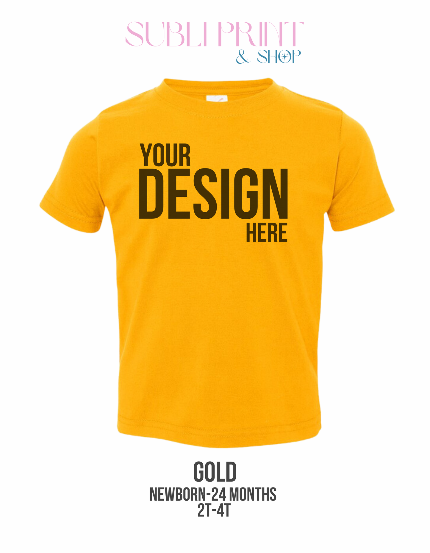 Custom Apparel Infant Jersey Shirt