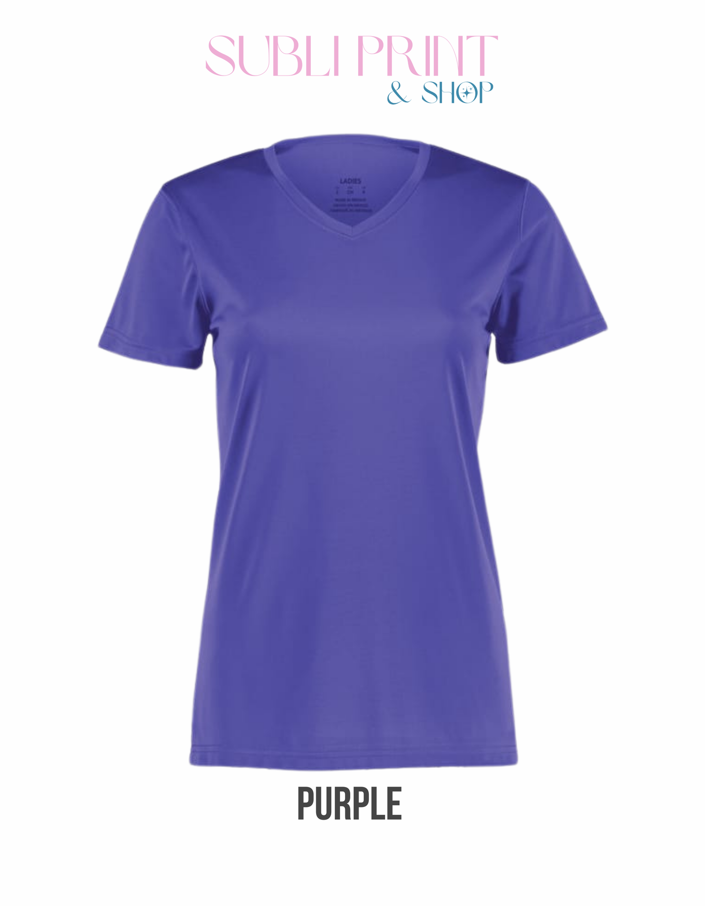 Augusta Sportswear Ladies Polyester V-Neck Shirt (A1790)