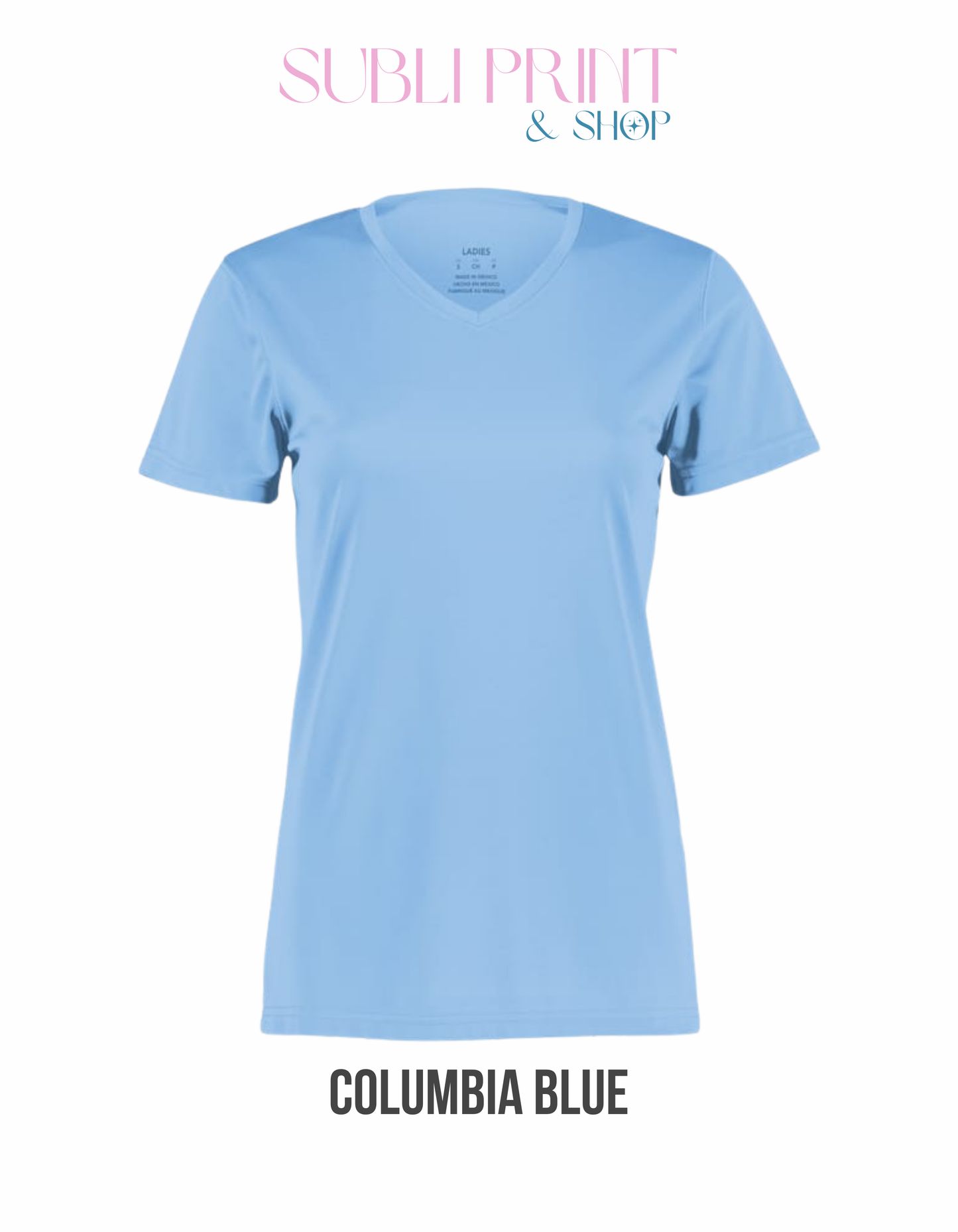 Augusta Sportswear Ladies Polyester V-Neck Shirt (A1790)