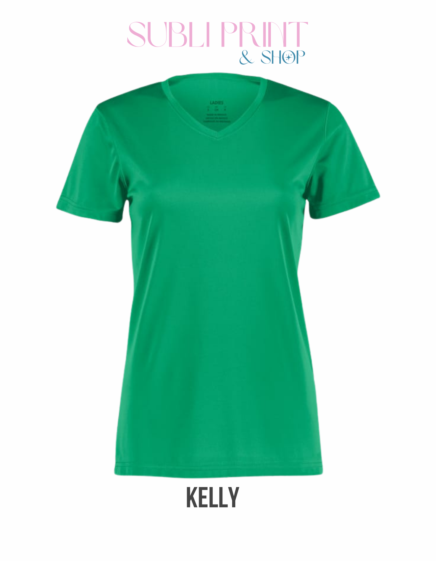 Augusta Sportswear Ladies Polyester V-Neck Shirt (A1790)