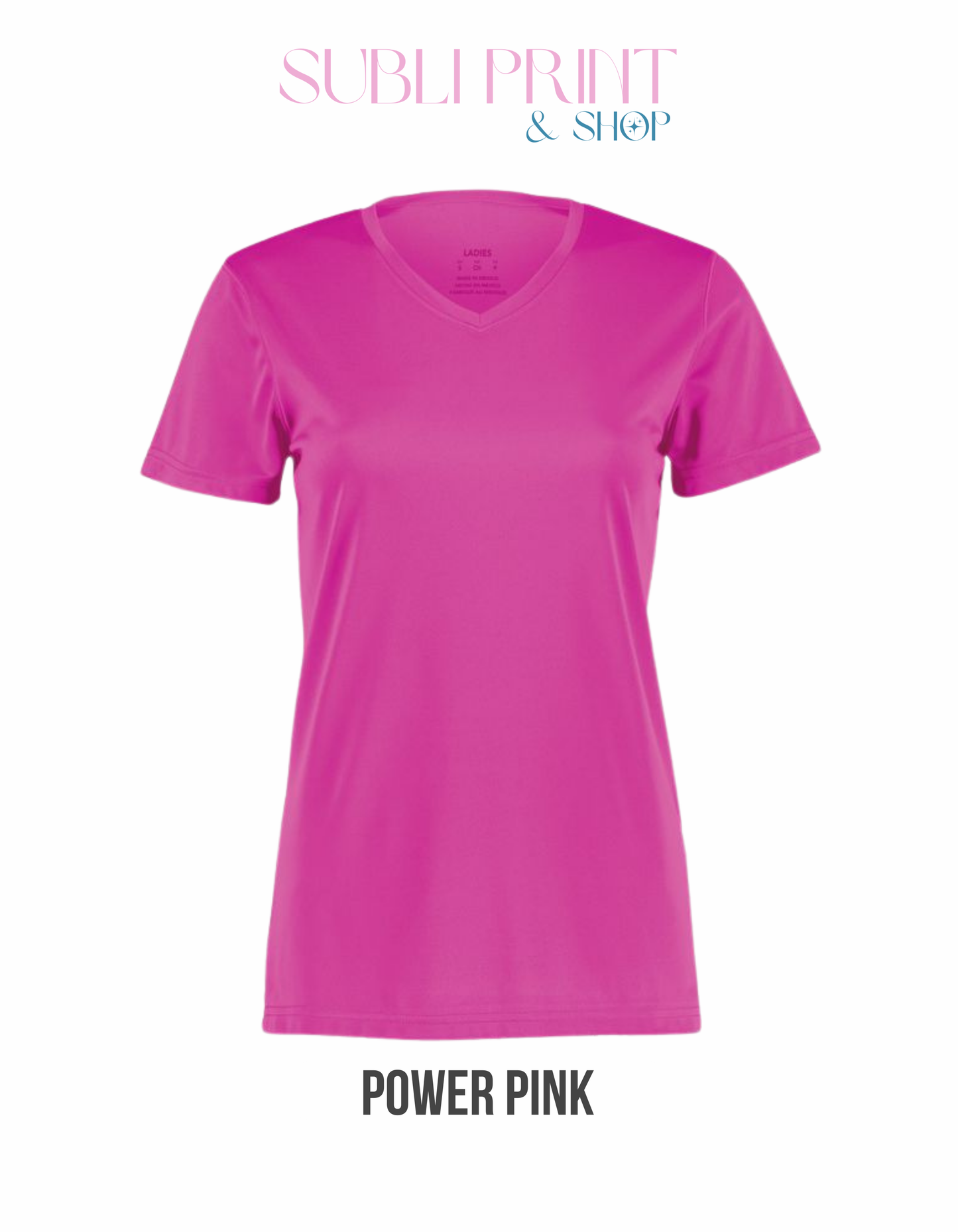 Augusta Sportswear Ladies Polyester V-Neck Shirt (A1790)