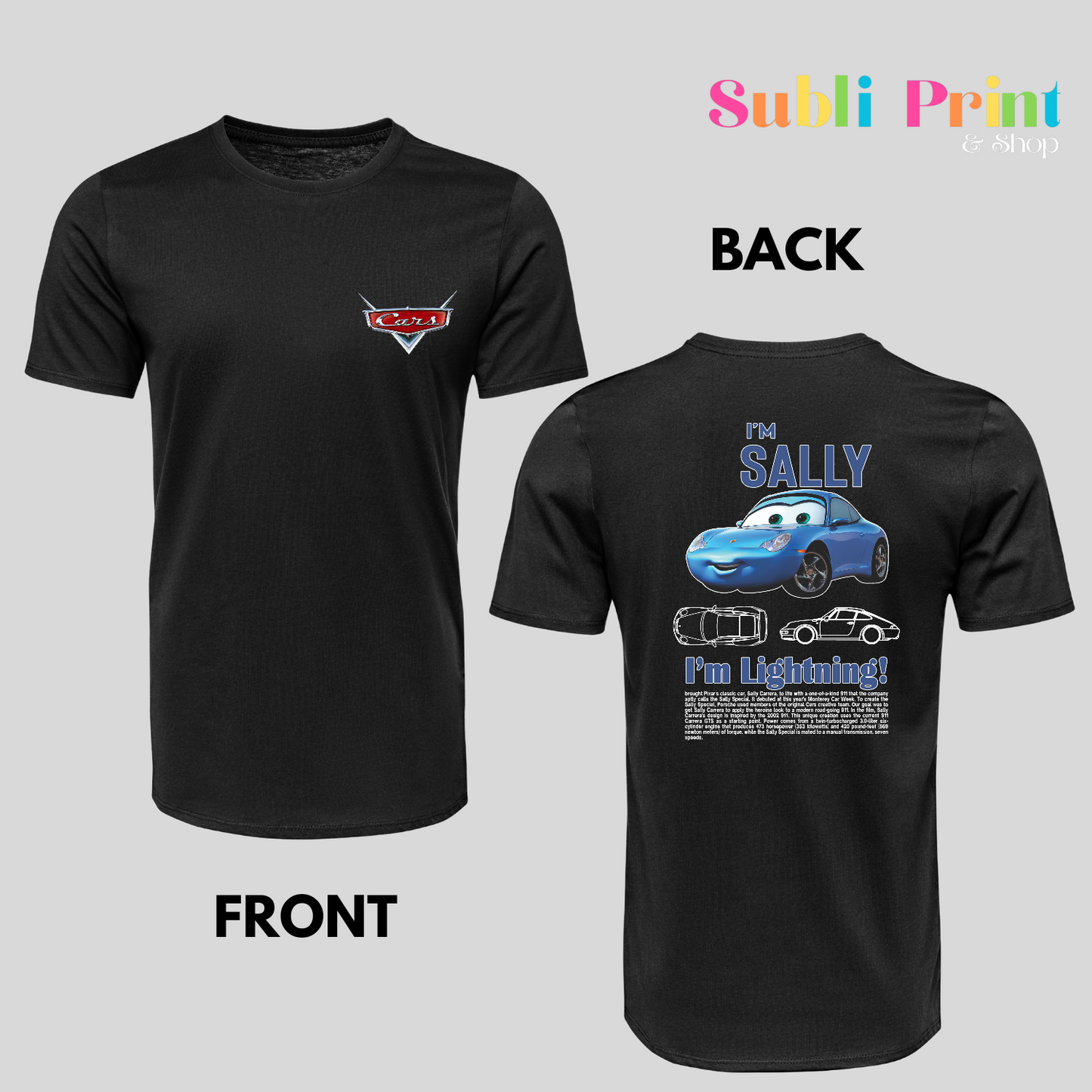 Sally - Cars Matching Couple Shirt