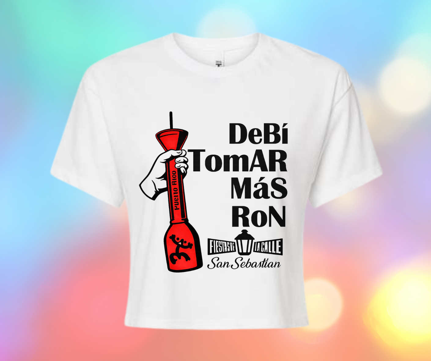 DEBI TOMAR MAS RON SANSE 2026 | UNISEX CROP TOP