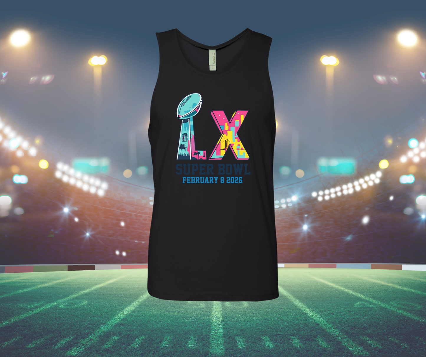 LX Super Bowl (T-Shirt, CropTop or Tank Top)