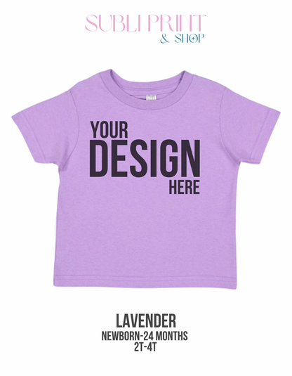 Custom Apparel Toddler Jersey Shirt