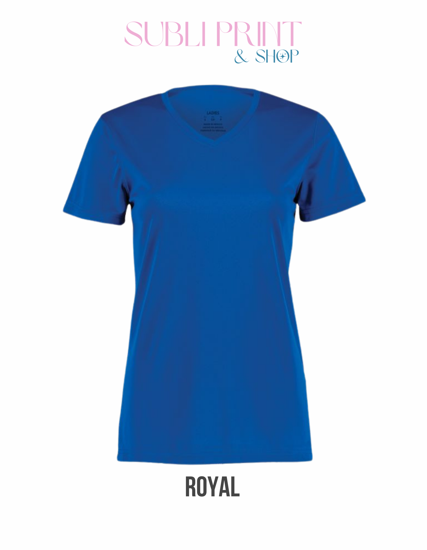 Augusta Sportswear Ladies Polyester V-Neck Shirt (A1790)