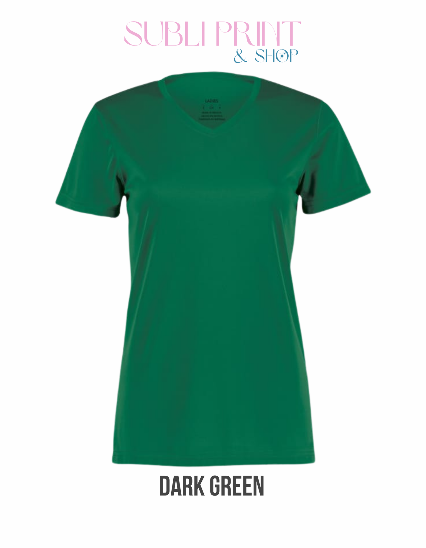 Augusta Sportswear Ladies Polyester V-Neck Shirt (A1790)