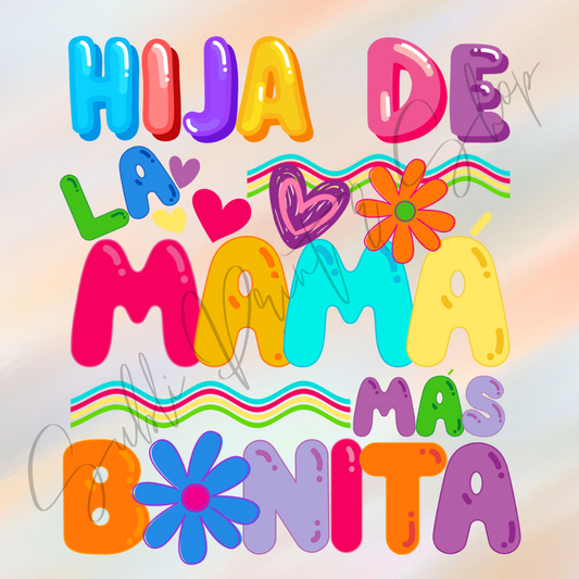 Hija de la Mamá Más Bonita (Archivo PNG)