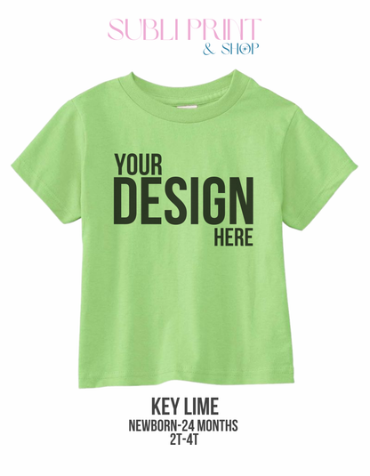 Custom Apparel Toddler Jersey Shirt
