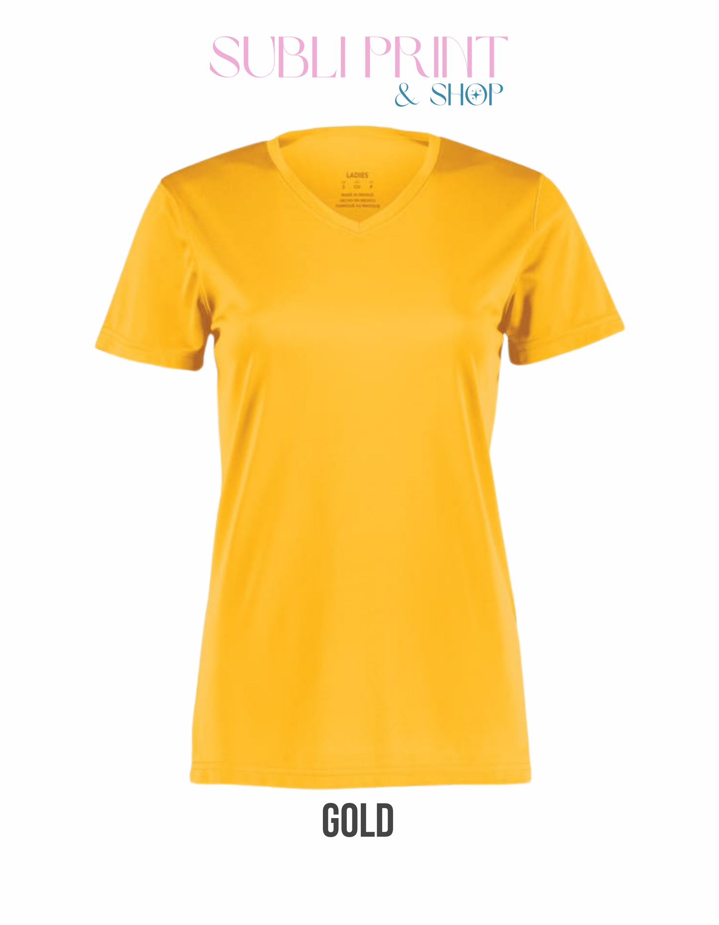 Augusta Sportswear Ladies Polyester V-Neck Shirt (A1790)