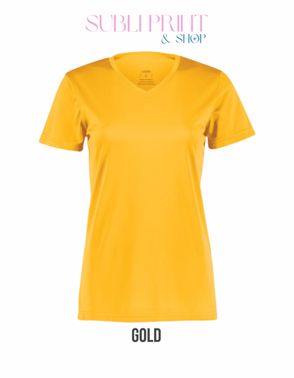 Augusta Sportswear Ladies Polyester V-Neck Shirt (A1790)