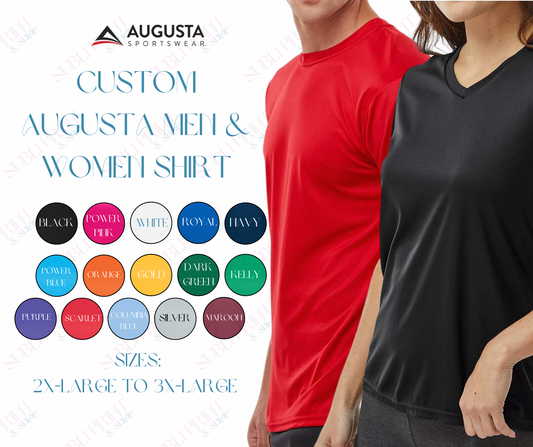 Custom Augusta Sportswear Polyester Adult Shirt A790 (2X-Large to 3X-Large)