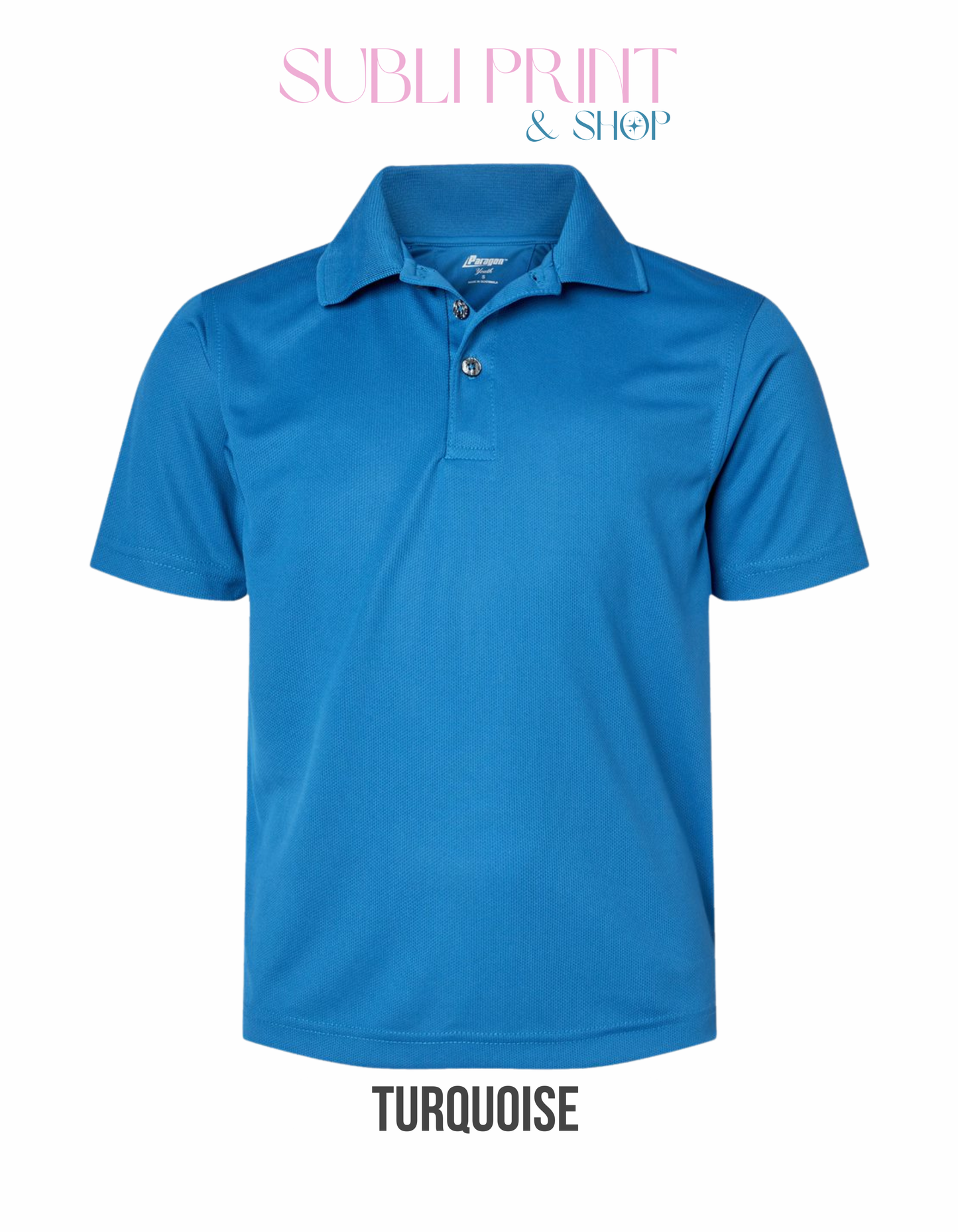 Custom Paragon Youth Performance Polo