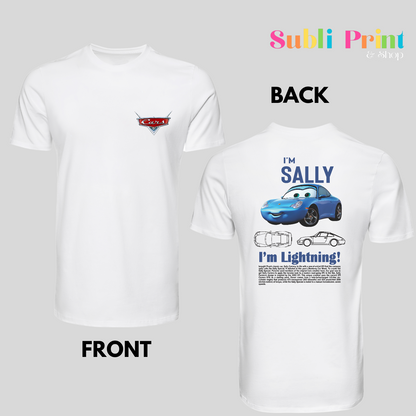 Sally - Cars Matching Couple Shirt