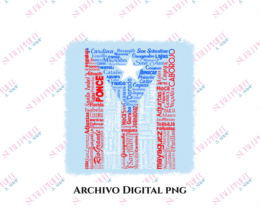 Bandera de Pueblos de Puerto Rico (Archivo Descargable)