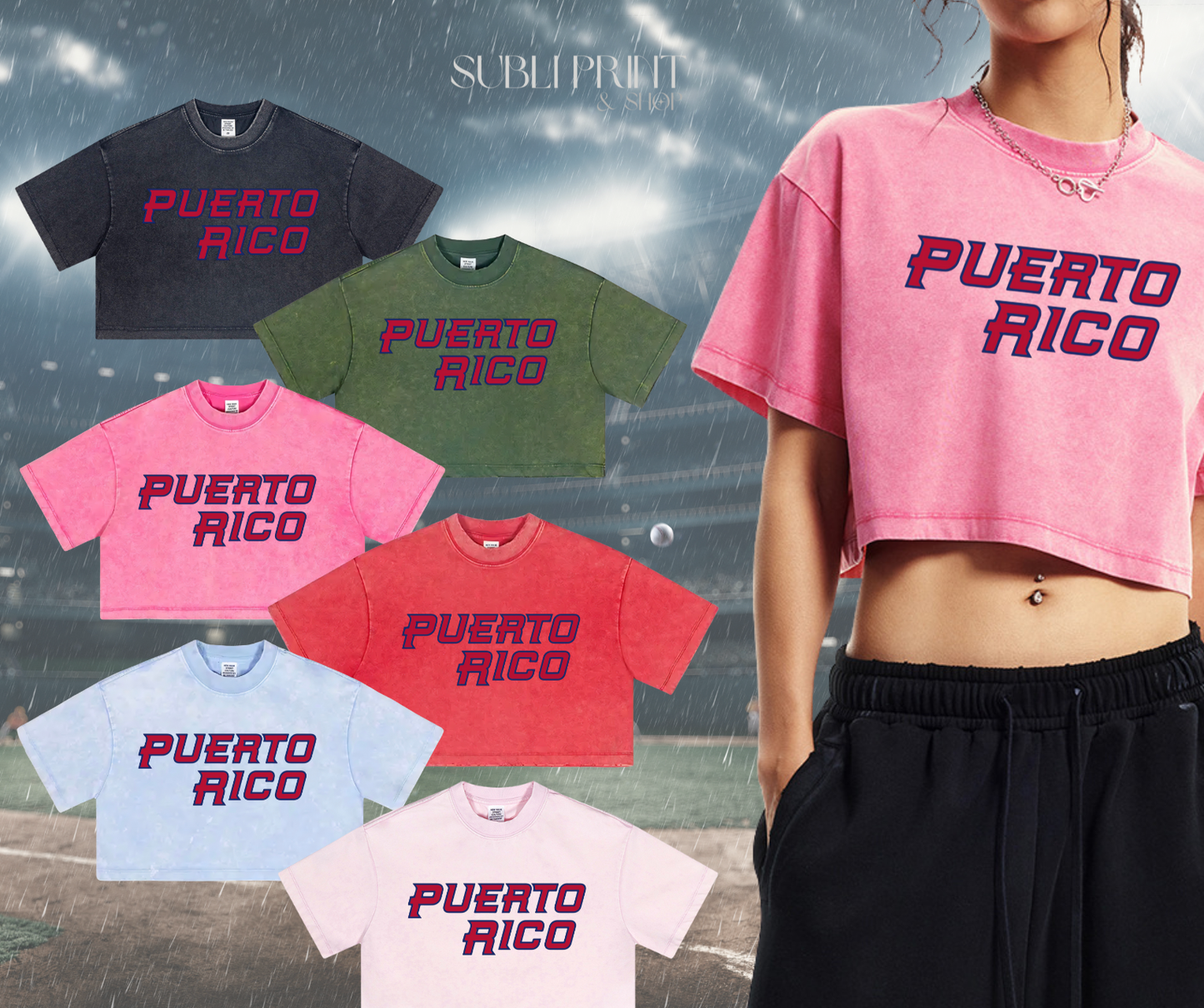 Puerto Rico (T-Shirt or CropTop)