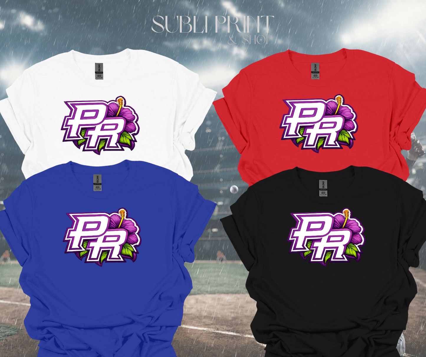 PR Purple (T-Shirt or CropTop)