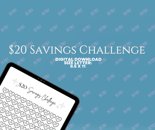 ✨$20 Savings Challenge✨