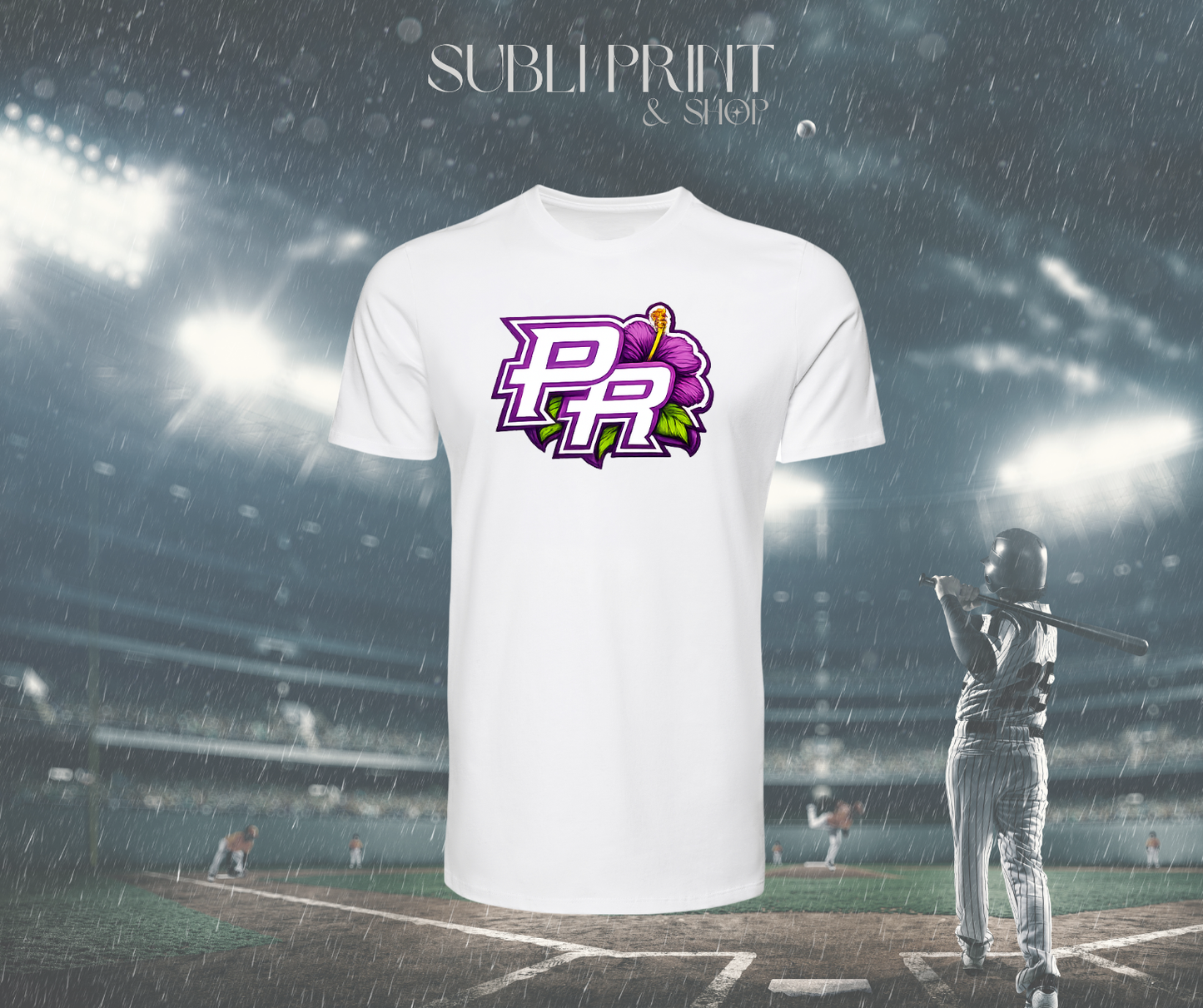 PR Purple (T-Shirt or CropTop)