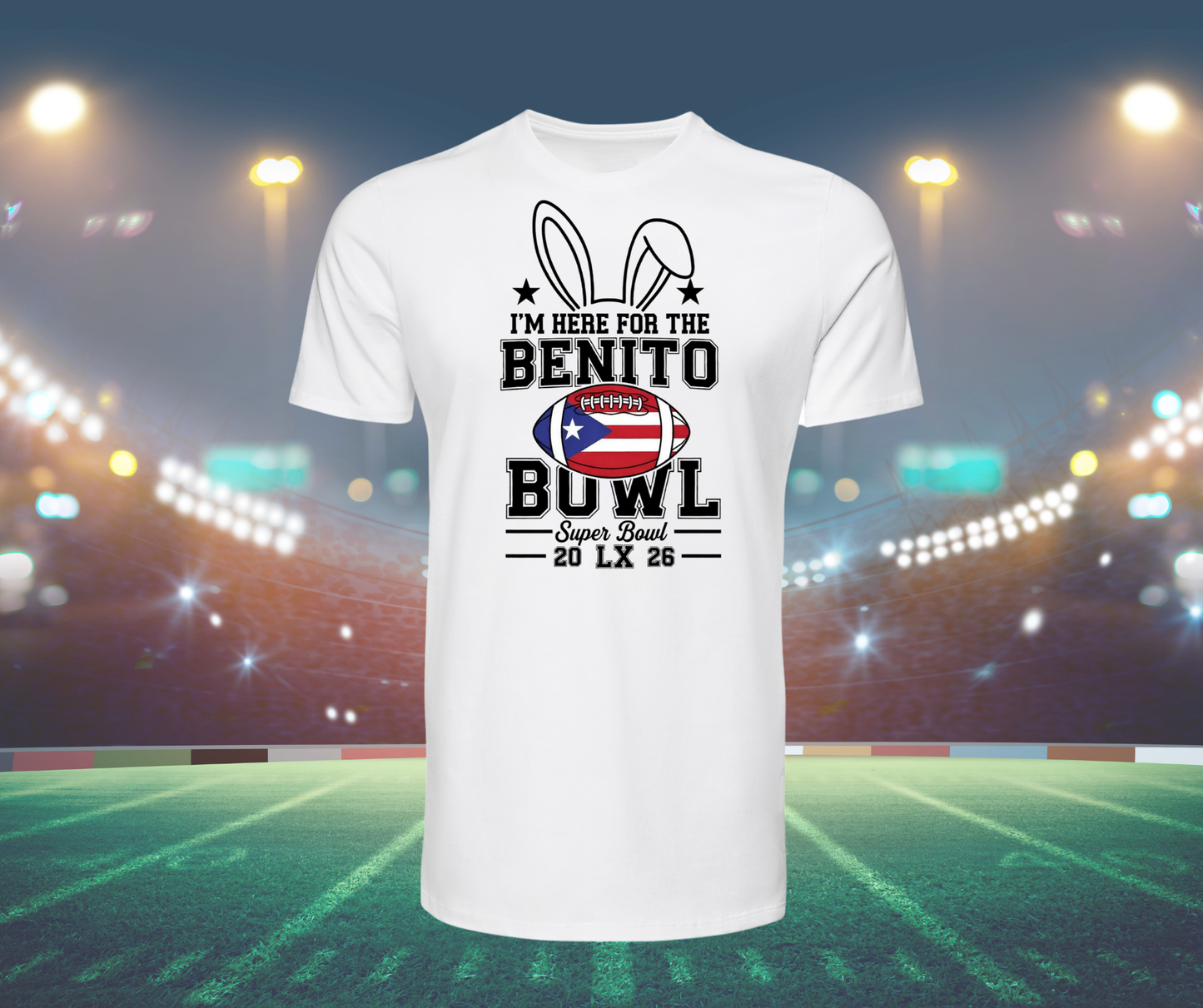 I'm Here for the Benito Bowl Bunny (T-Shirt, CropTop or Tank Top)