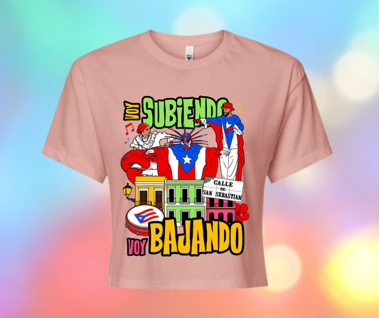 VOY SUBIENDO VOY BAJANDO SAN SEBASTIAN SANSE 2026 | UNISEX CROP TOP