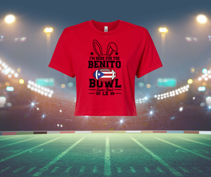 I'm Here for the Benito Bowl Bunny (T-Shirt, CropTop or Tank Top)