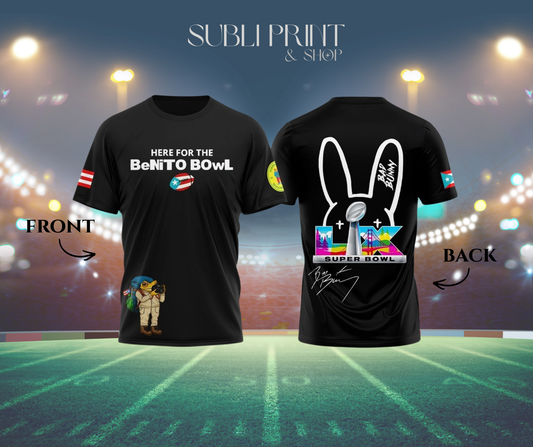 I'm Here for the Benito Bowl Bunny Full T-Shirt